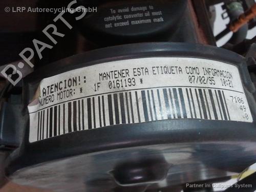 Used Engine SEAT TOLEDO I (1L2) 1.6 i (75 hp) 20561948