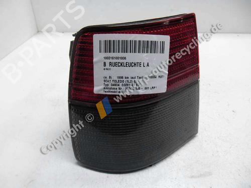 Used Left taillight SEAT TOLEDO I (1L2) 2.0 i (115 hp) 20566441