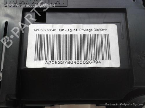 Instrument cluster RENAULT LAGUNA III (BT0/1) 2.0 dCi (BT07, BT0J, BT14, BT1A, BT1S) | BP20556434C47 