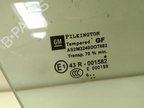 Front right door window OPEL ASTRA H Estate (A04) 1.9 CDTI (L35) | BP20590928C19 