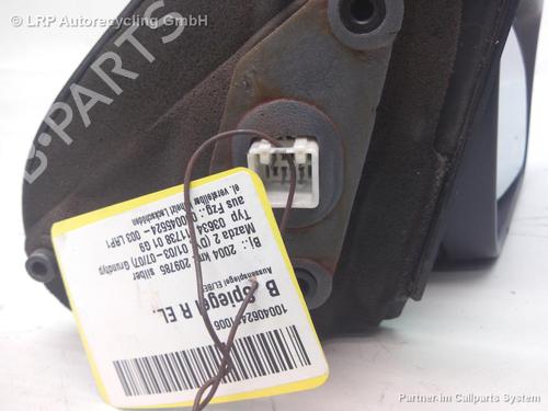 Right mirror MAZDA 2 (DY) 1.4 CD | BP20535384C27 