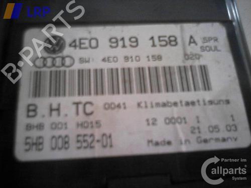 Climate control AUDI A8 D3 (4E2, 4E8) 4.2 quattro | BP20555321I5 