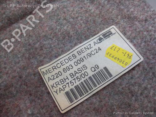 Boot lining MERCEDES-BENZ S-CLASS (W220) S 500 (220.075, 220.175, 220.875) | BP20582693I3 