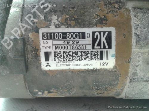 Starter SUZUKI JIMNY Closed Off-Road Vehicle (SN) 1.3 16V 4x4 (SN413) | BP20531828M8 