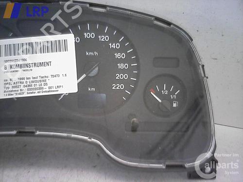 Instrument cluster OPEL ASTRA G Hatchback (T98) 1.6 (F08, F48) | BP20556385C47 