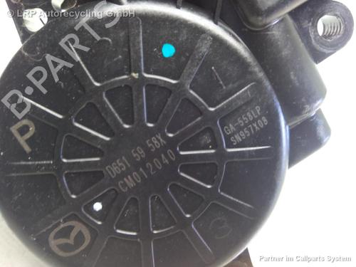 Used Rear left window mechanism MAZDA 6 Estate (GH) 2.0 MZR-CD (GH14) (140 hp) 20544317