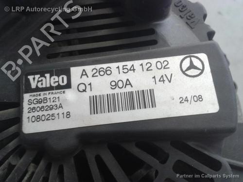 Alternator MERCEDES-BENZ A-CLASS (W169) A 150 (169.031, 169.331) | BP20560592M7 