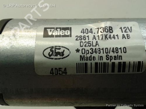 Used Rear wiper motor FORD FIESTA V (JH_, JD_) 1.25 16V (70 hp) 20552356