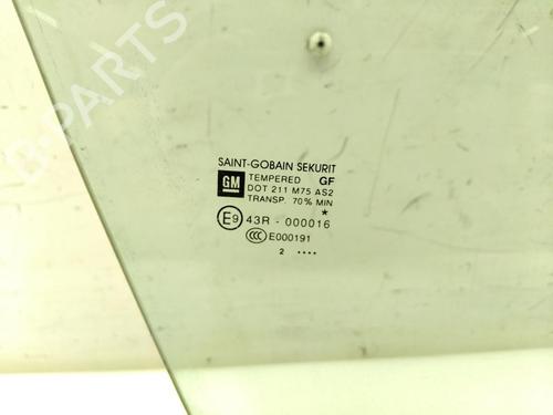 Front right door window OPEL MERIVA B MPV (S10) 1.4 (75) | BP28309736C19 