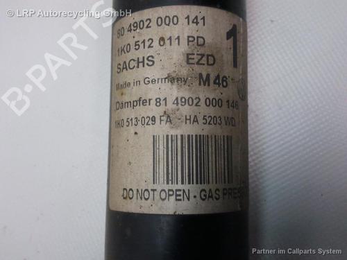 Used Left rear shock absorber VW GOLF V (1K1) 1.6 (102 hp) 20575511