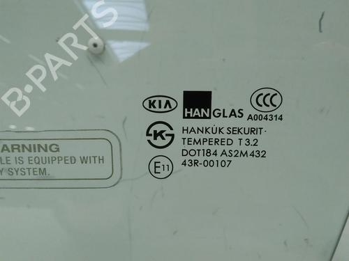 Front left door window KIA CERATO I Hatchback (LD) 1.6 | BP20590759C18 