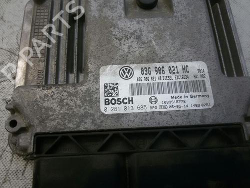 Engine control unit (ECU) VW GOLF PLUS V (5M1, 521) 1.9 TDI | BP20574713M57 