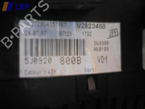 Instrument cluster SKODA FABIA II (542) 1.2 12V | BP20556626C47 