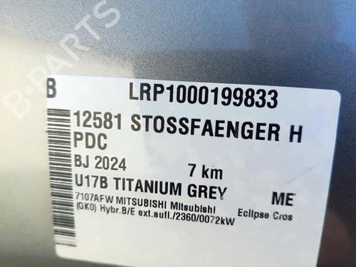 Rear bumper MITSUBISHI ECLIPSE CROSS (GK_, GL_) Plug-in Hybrid 4WD (GL3W) | BP32631941C8 