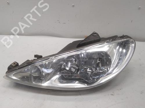 Used Left headlight PEUGEOT 206 CC (2D) 1.6 16V (2DNFUF, 2DNFUR) (109 hp) 20523161
