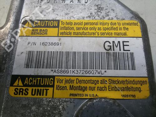 ECU airbags OPEL SINTRA (APV) 3.0 i 24V (OUN16, Y94) | BP20574322M53 