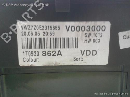 Instrument cluster VW TOURAN (1T1, 1T2) 1.9 TDI | BP20556694C47 