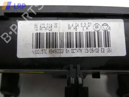 Airco bedieningspaneel CITROËN C5 I Break (DE_) 1.8 16V (DE6FZB, DE6FZE) (115 hp) 20552972