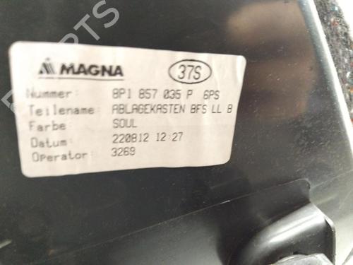 Glove box AUDI A3 Sportback (8PA) 1.2 TSI | BP31321373C95