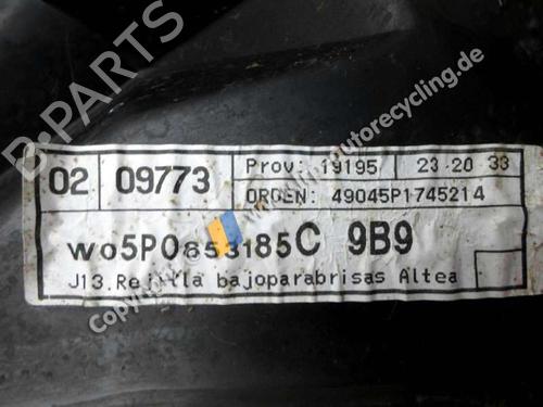 Used Scuttle panel SEAT ALTEA (5P1) 1.6 (102 hp) 20583822