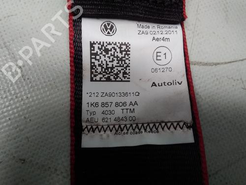 Rear right seatbelt VW GOLF VI (5K1) 2.0 GTi | BP26205224I28