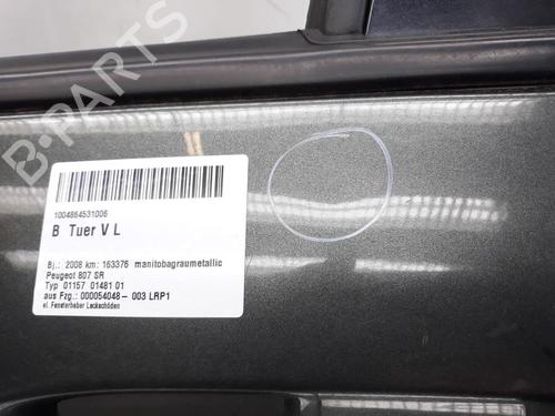 Left front door PEUGEOT 807 (EB_) 2.0 HDI | BP20581806C2 