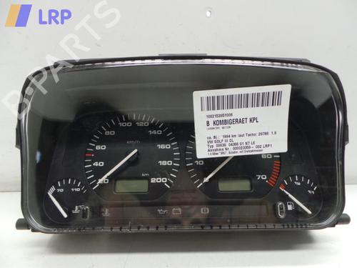 Used Instrument cluster VW GOLF III (1H1) 1.6 (75 hp) 20556383
