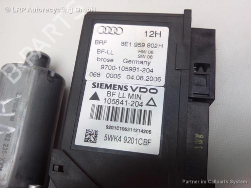 Used Right front window motor AUDI A4 B7 (8EC) 2.0 TDI (170 hp) 20544747