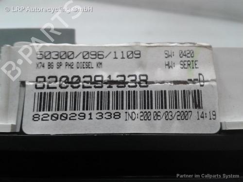 Instrument cluster RENAULT LAGUNA II Grandtour (KG0/1_) 2.2 dCi (KG0F, KG1N) | BP20556559C47 