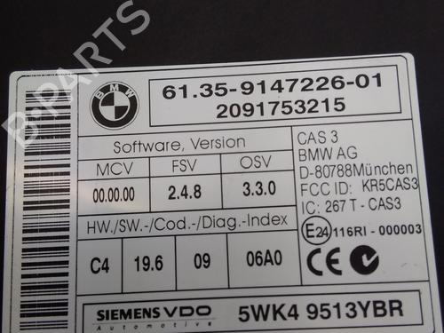 Electronic module BMW 3 Touring (E91) 318 d | BP20529055M83 