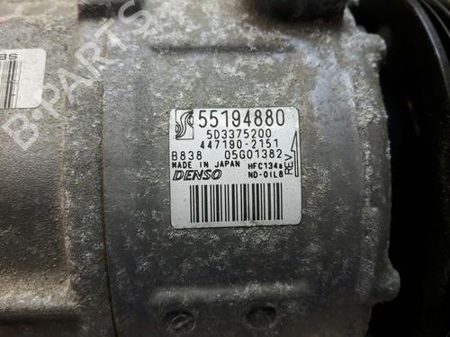 AC compressor FIAT GRANDE PUNTO (199_) 1.4 (199AXB11, 199AXB1A, 199BXB1A, 199AXL1A) | BP20555708M34 
