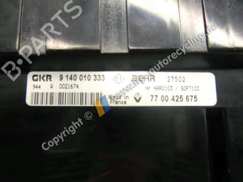 Climate control RENAULT LAGUNA I Grandtour (K56_) 1.9 dCi (K56W) | BP20552865I5 