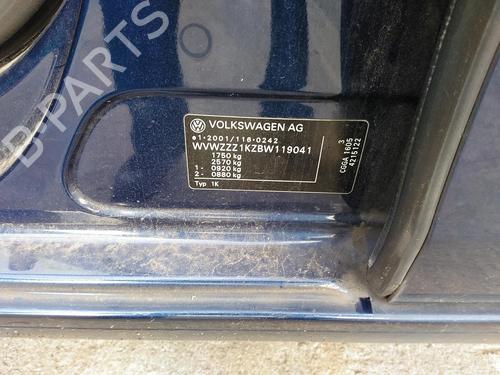 Rear parcel shelf VW GOLF VI (5K1) 1.4 | BP29013318C85 