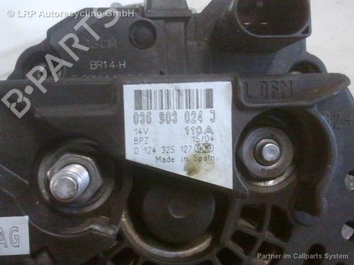 Alternator VW GOLF V (1K1) 1.4 16V | BP20548642M7 