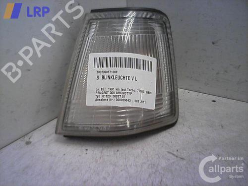 Used Left front indicator PEUGEOT 309 II (3C, 3A) 1.4 (75 hp) 20537131