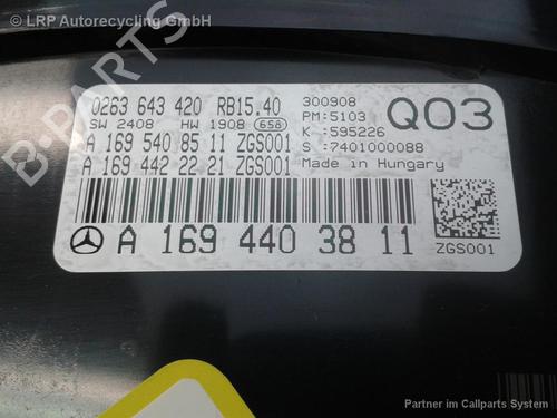 Instrument cluster MERCEDES-BENZ B-CLASS Sports Tourer (W245) B 180 CDI (245.207) | BP20556641C47 