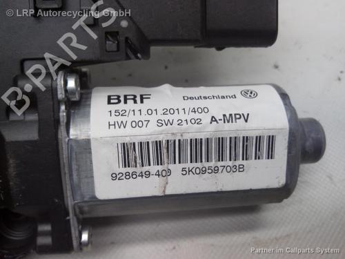 Used Rear left window mechanism VW TOURAN (1T1, 1T2) 2.0 TDI 16V (140 hp) 20544303
