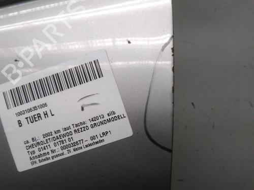 Left rear door DAEWOO REZZO (U100) 1.6 | BP20596780C4 