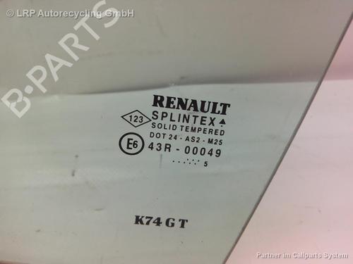 Rear left door window RENAULT LAGUNA II Grandtour (KG0/1_) 2.2 dCi (KG0F, KG1N) | BP20578638C20 