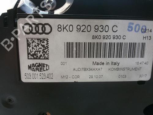 Used Instrument cluster AUDI A4 B8 (8K2) 2.0 TDI (143 hp) 20556162