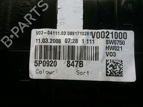 Used Instrument cluster SEAT ALTEA XL (5P5, 5P8) 1.9 TDI (105 hp) 20556278