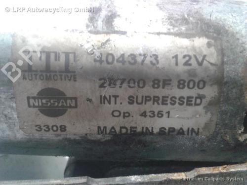 Rear wiper motor NISSAN PRIMERA Traveller (WP11) 1.6 16V | BP20552268M102 