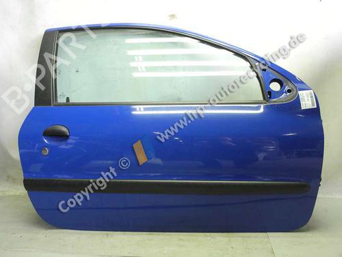 Right front door PEUGEOT 206 Hatchback (2A/C) 1.4 i | BP20582212C3 
