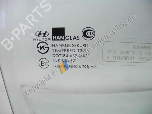 Front right door window HYUNDAI MATRIX (FC) 1.8 | BP20579836C19 