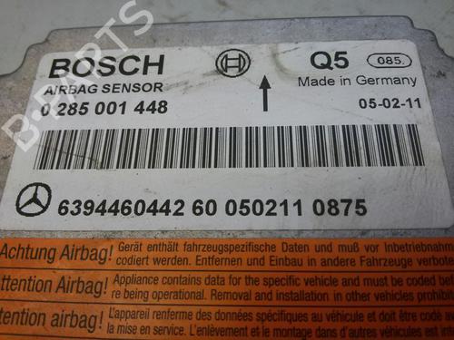 Kollisjonspute styreenhet MERCEDES-BENZ VITO Bus (W639) 115 CDI (639.701, 639.703, 639.705) (150 hp) 20574226