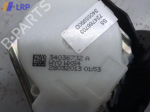 Used Rear center seatbelt BMW 5 (F10) 530 d (258 hp) 20572663