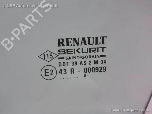 Front left door window RENAULT MEGANE I Cabriolet (EA0/1_) 1.6 e (EA0F) | BP20579485C18 