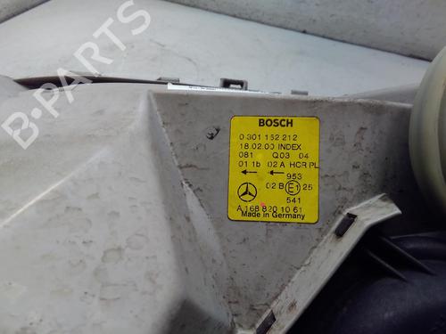 Right headlight MERCEDES-BENZ A-CLASS (W168) A 160 (168.033, 168.133) | BP20569357C29 
