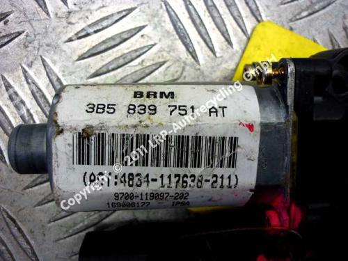 Used Left rear window motor Left rear window motor VW PASSAT B5 (3B2) 2.8 V6 Syncro/4motion (193 hp) 20562522 20562522