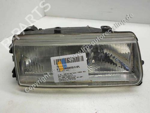 Used Right headlight SEAT TOLEDO I (1L2) 2.0 i (115 hp) 20569395